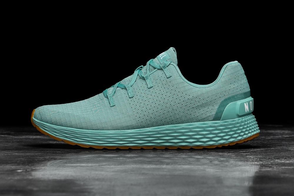 NOBULL Turquoise Ripstop Koşu Ayakkabısı Bayan - Turkuaz - Turkiye (IJG-259103)